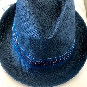 Blue Roberto Cavalli Panama Hat size M